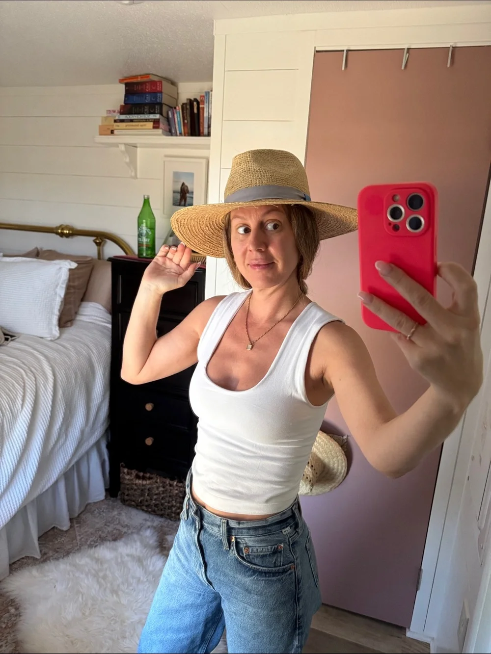 hatattack Straw Sun Hat in Natural